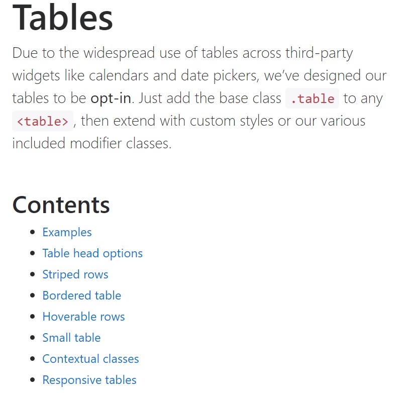 Bootstrap tables  approved  documents