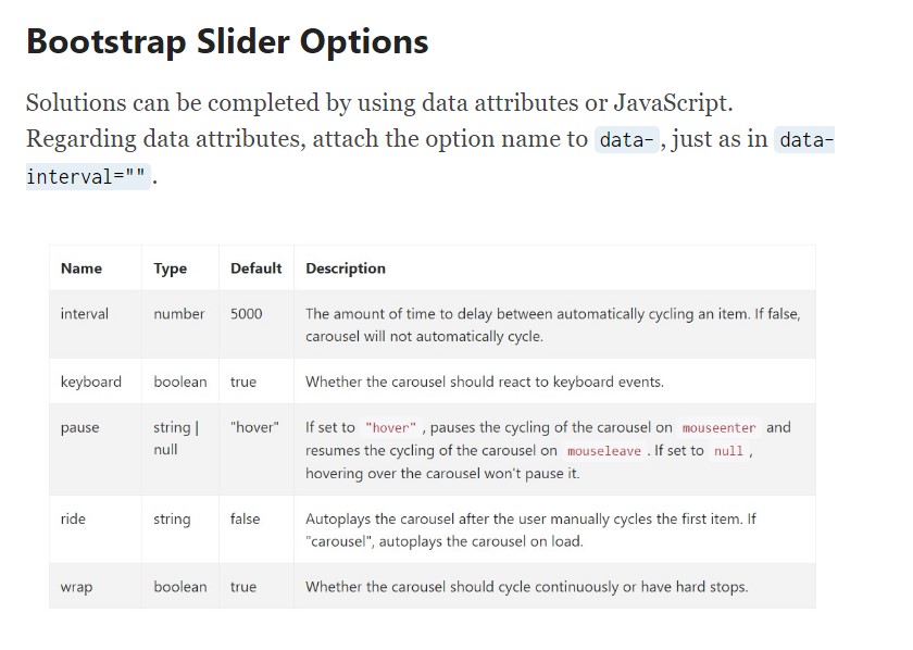  Bootstrap Slider 