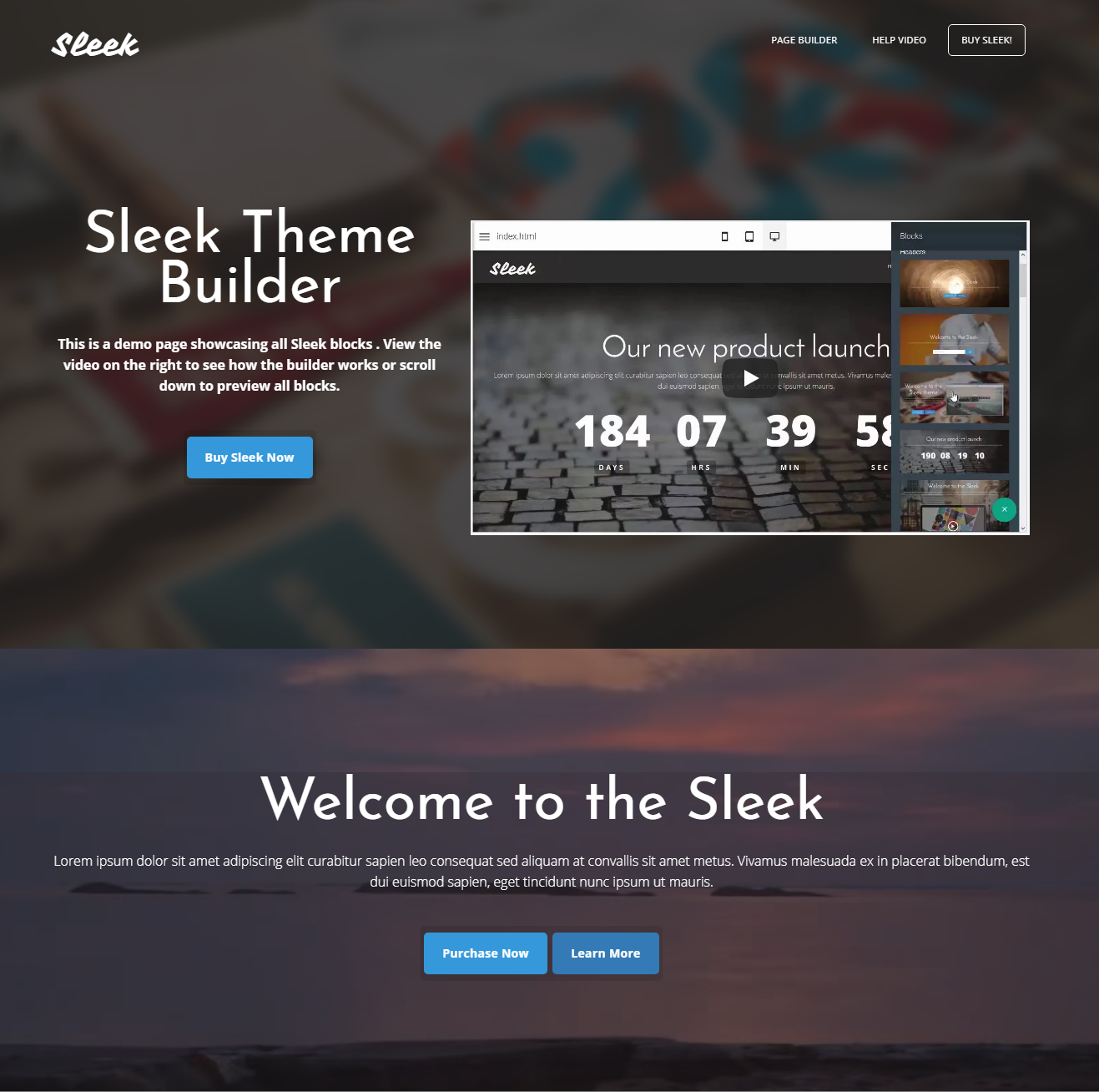 HTML5 Bootstrap Sleek Themes