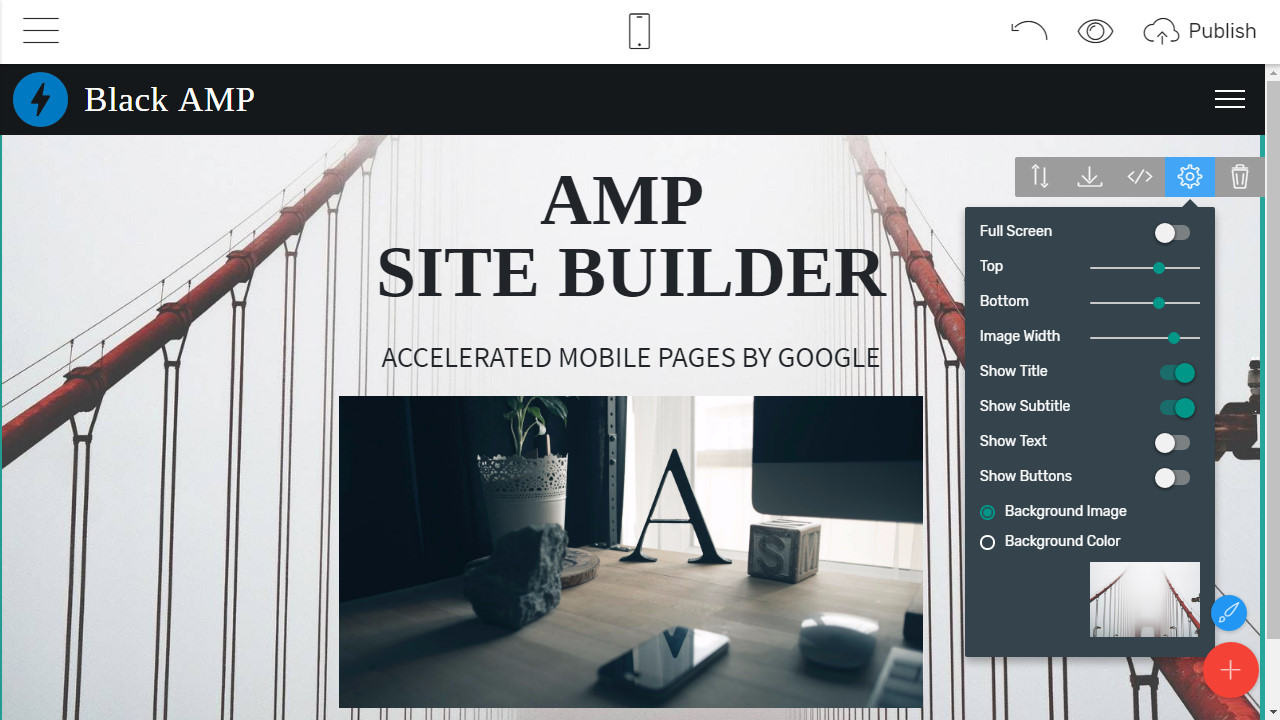 AMP Website Maker